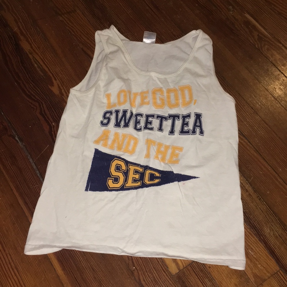 Love God, sweet tea and the SEC tank